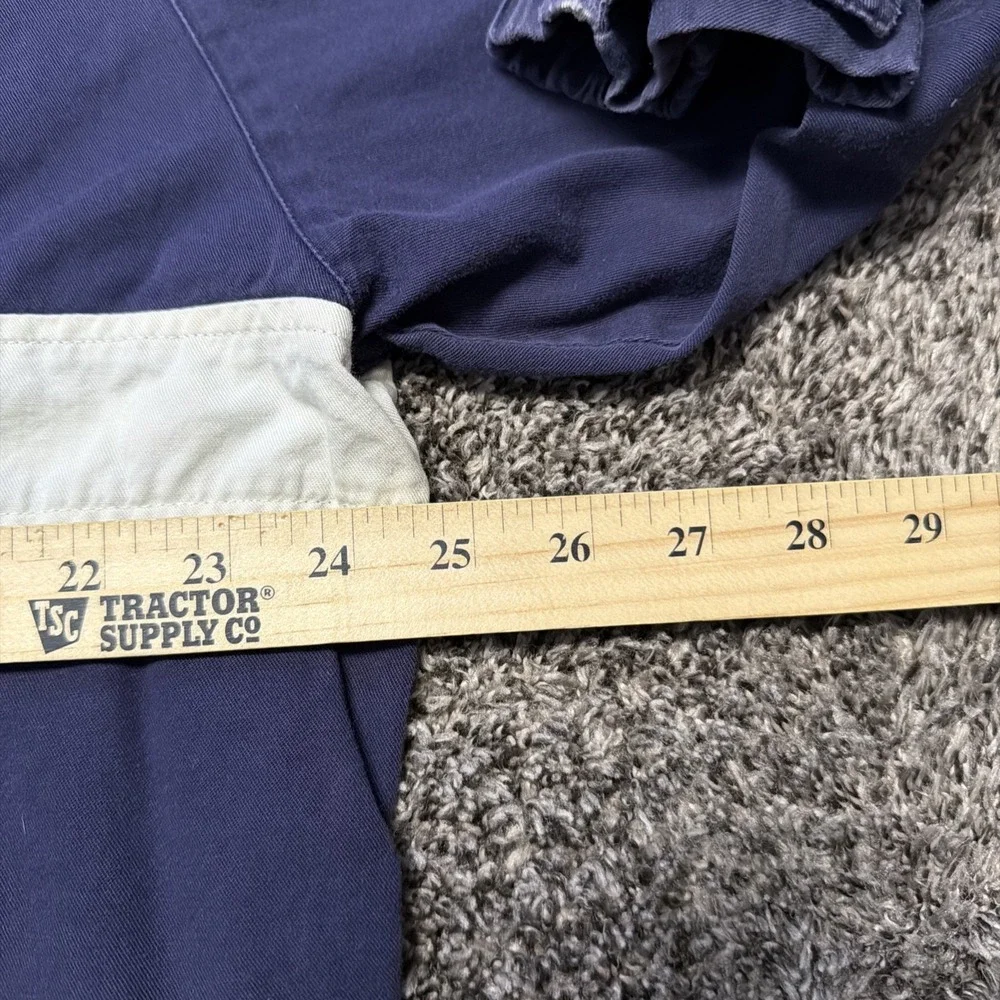 Vintage Gap Jacket Mens L/XL Navy Anorak‎ 1/4 Zip Center Pocket Pullover 90s